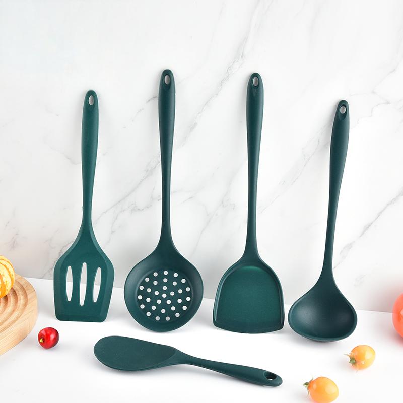 Offset Spatula Set - 5Pcs Food Grade Silicone Kitchen Utensils