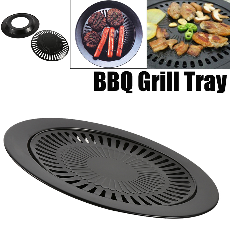 Kitchen Baking Tray Organiser - Smokeless Barbecue Grill Pan Gas Household