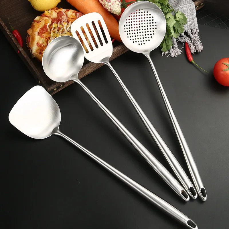 Offset Spatula Set - Food Grade Stainless Steel Wok Spatula