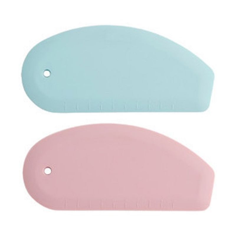 Dough Scraper Curved - AEE2-Silicone Bowl Scraper Flexible Curved Edge