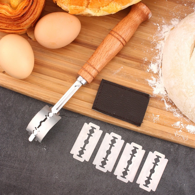 Dough Bread Pastry Cutter with - Dough Scraper Curved ulasan dan harga