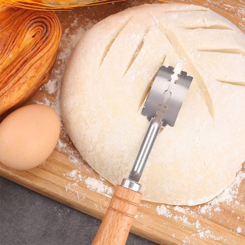 Dough Bread Pastry Cutter with - Dough Scraper Curved ulasan dan harga