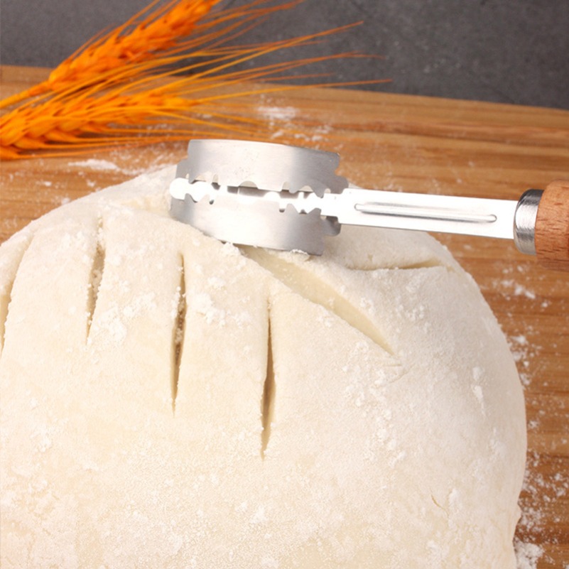Dough Bread Pastry Cutter with - Dough Scraper Curved ulasan dan harga