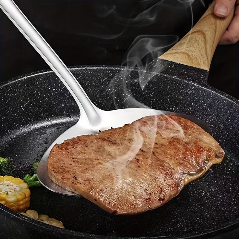 New Large Stainless Steel Fish - Offset Spatula Set ulasan dan harga