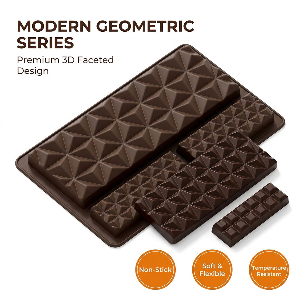 2-in-1 Silicone Chocolate Bar  - Kitchen Baking Trays ulasan dan harga