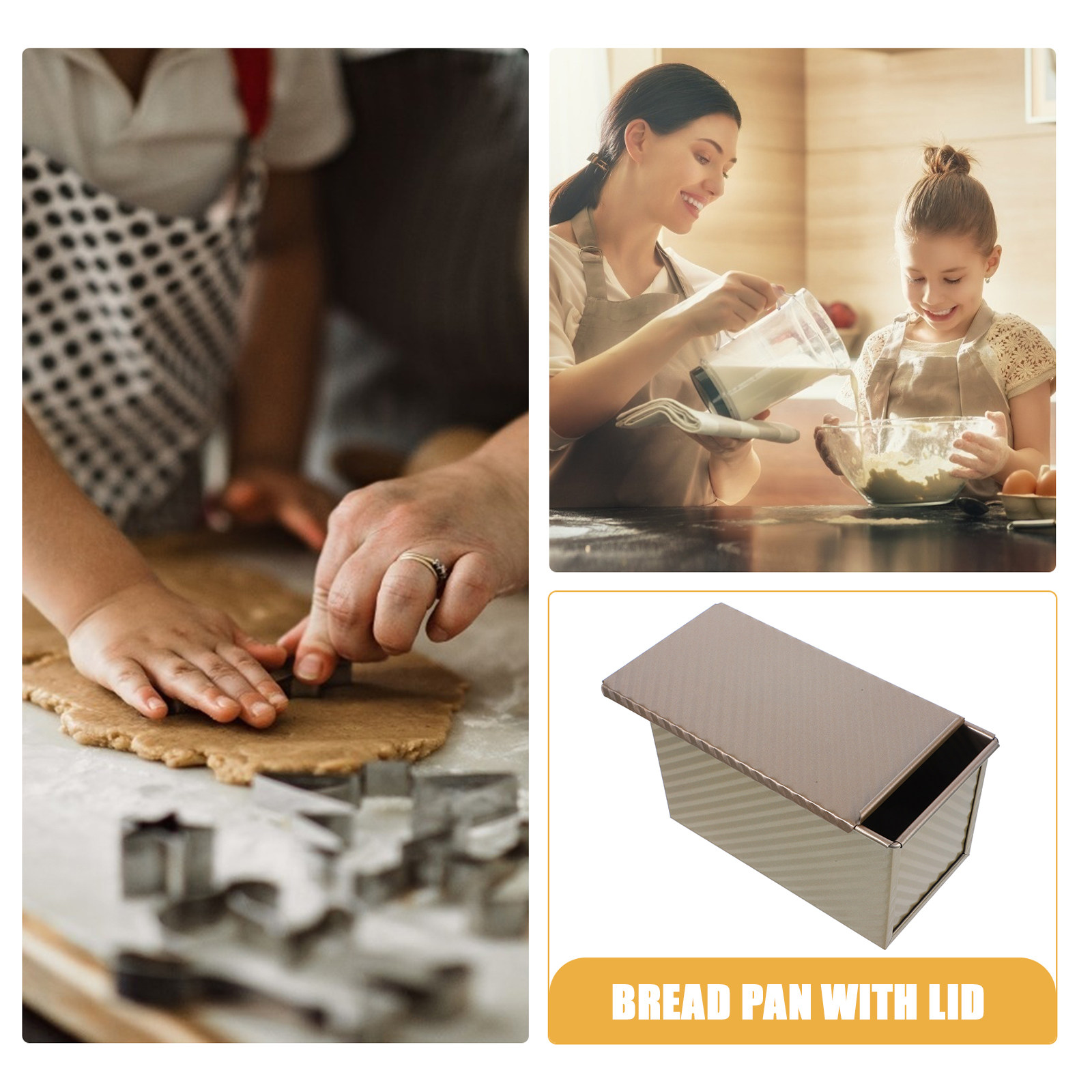 Toast Bread Baking Tool Metal  - Kitchen Baking Pans ulasan dan harga