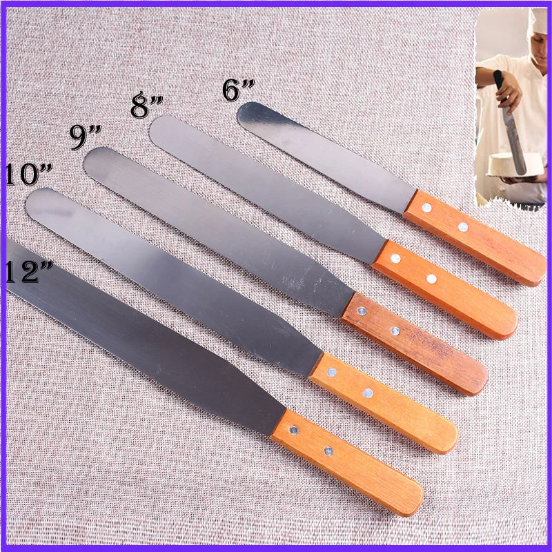 6/8/10/12 Inch Cake Spatula Hi - Offset Spatula Set ulasan dan harga