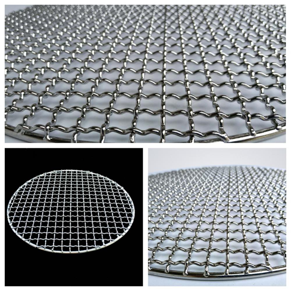 Stainless Steel Round BBQ Gril - Kitchen Baking Tray Organiser ulasan dan harga