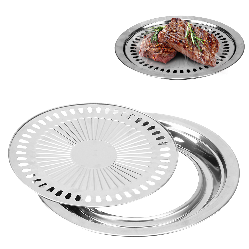 Smokeless Barbecue Grill Pan N - Kitchen Baking Tray Organiser ulasan dan harga