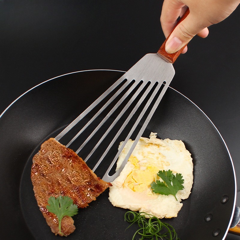6.5 Inch Stainless Steel Fish  - Offset Spatula Set ulasan dan harga