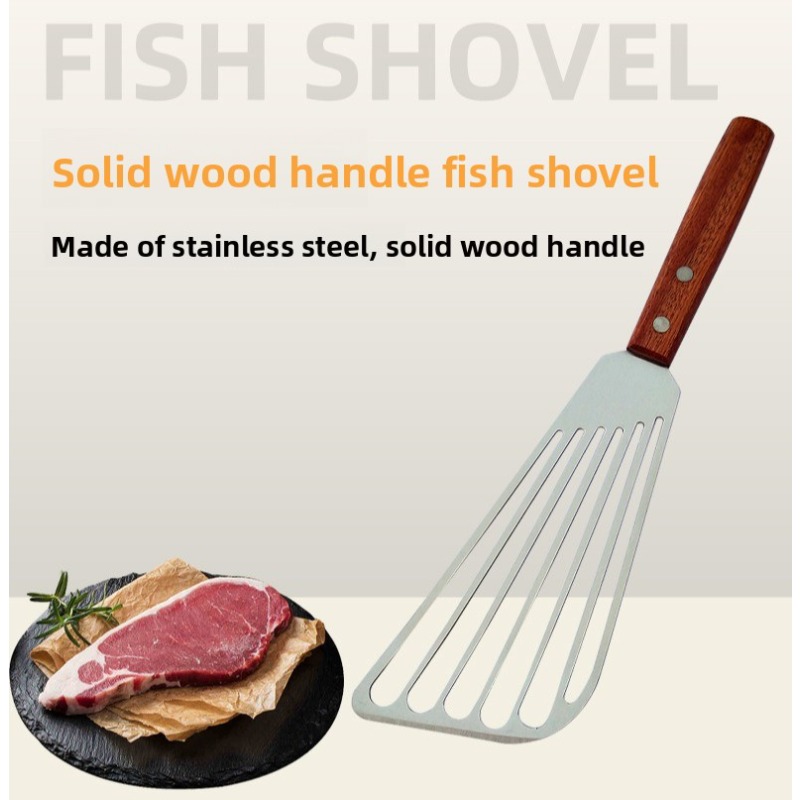 6.5 Inch Stainless Steel Fish  - Offset Spatula Set ulasan dan harga