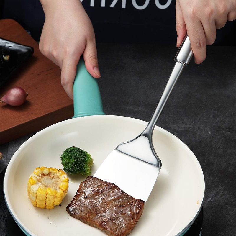 Stainless Steel Turner Long Ha - Offset Spatula Set ulasan dan harga