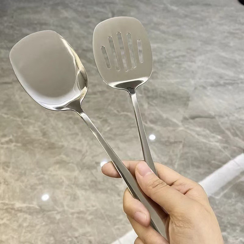 Food Grade Stainless Steel Wok - Offset Spatula Set ulasan dan harga