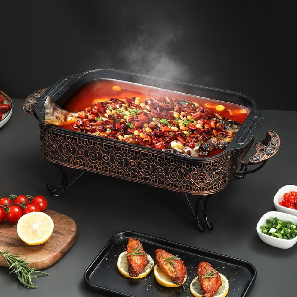 Universal Carbon Steel Grilled - Kitchen Baking Tray Organiser ulasan dan harga