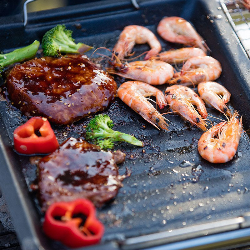 Outdoors Thick Square Grill Pa - Kitchen Baking Tray Organiser ulasan dan harga