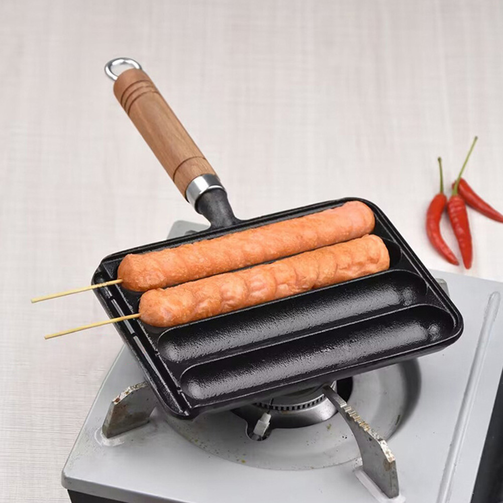 Cast Iron Pre-Seasoned Pot Non - Kitchen Baking Tray Organiser ulasan dan harga