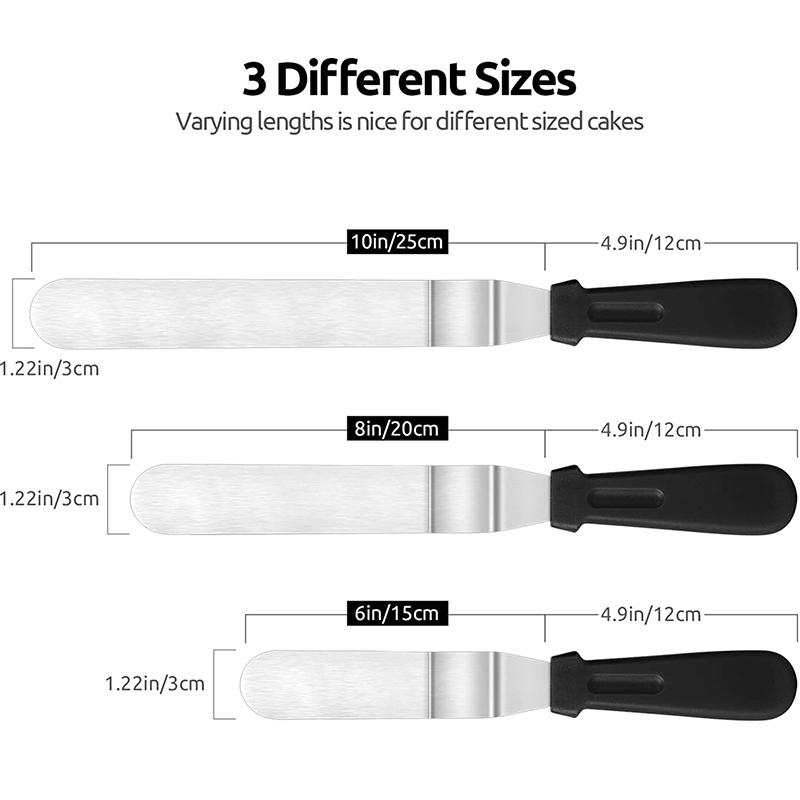 LMETJMA Cake Offset Spatula St - Offset Spatula Set ulasan dan harga