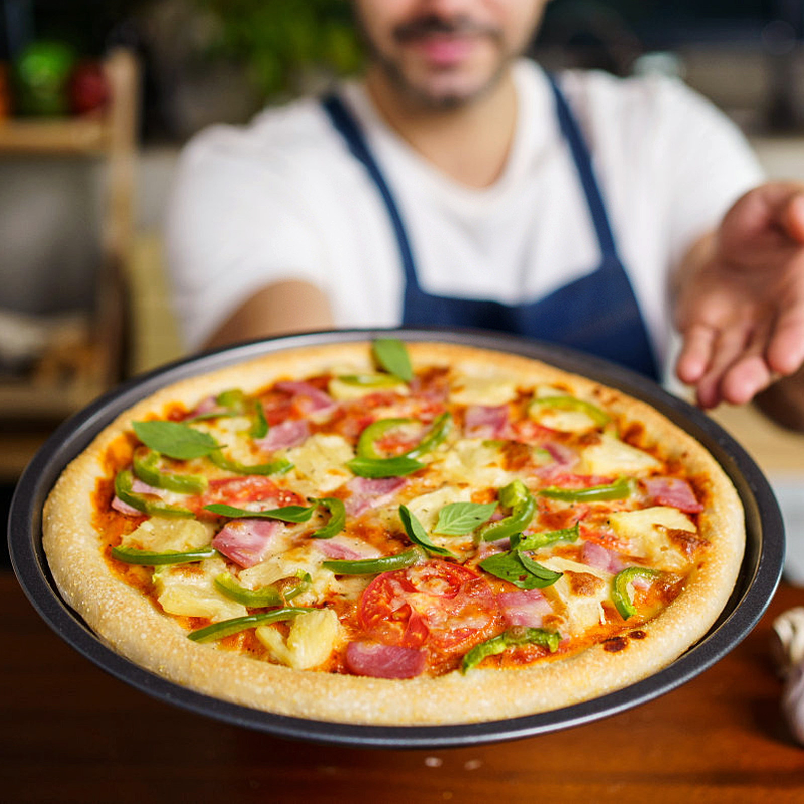 Round Shape Carbon Steel Pizza - Kitchen Baking Trays ulasan dan harga
