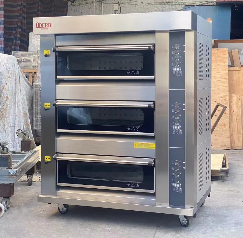 Customized Commercial 3 Deck 6 - Commercial Kitchen Baking Oven ulasan dan harga