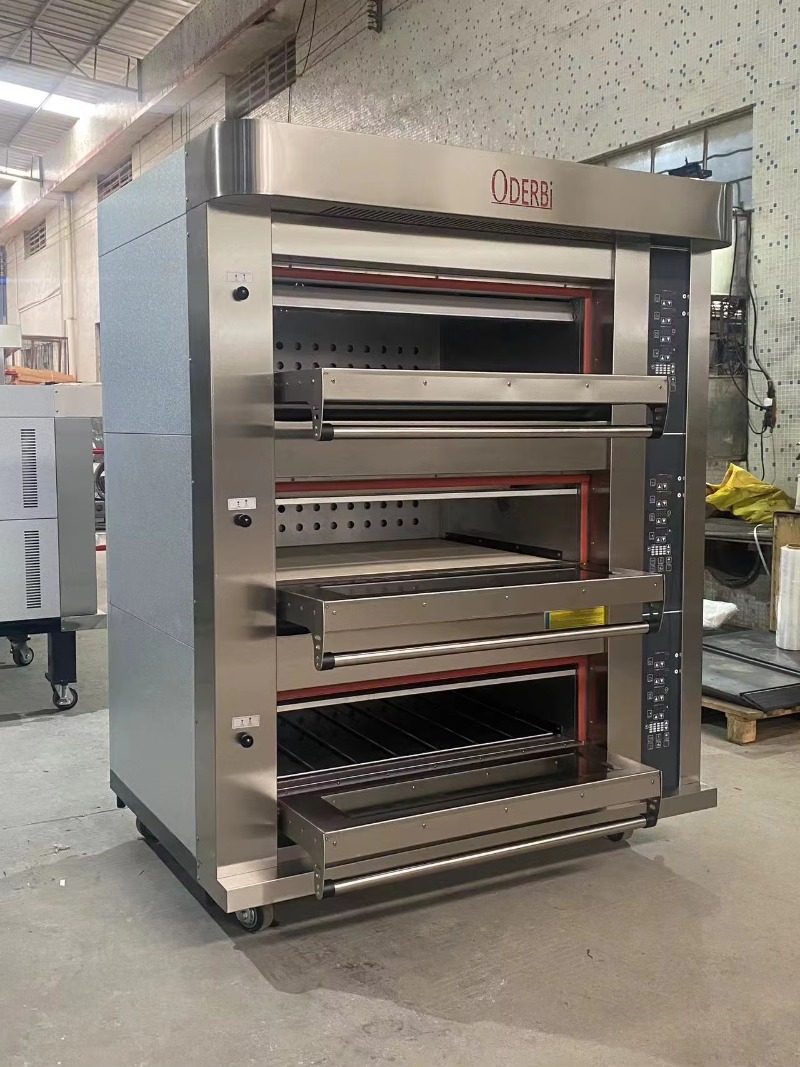 Customized Commercial 3 Deck 6 - Commercial Kitchen Baking Oven ulasan dan harga