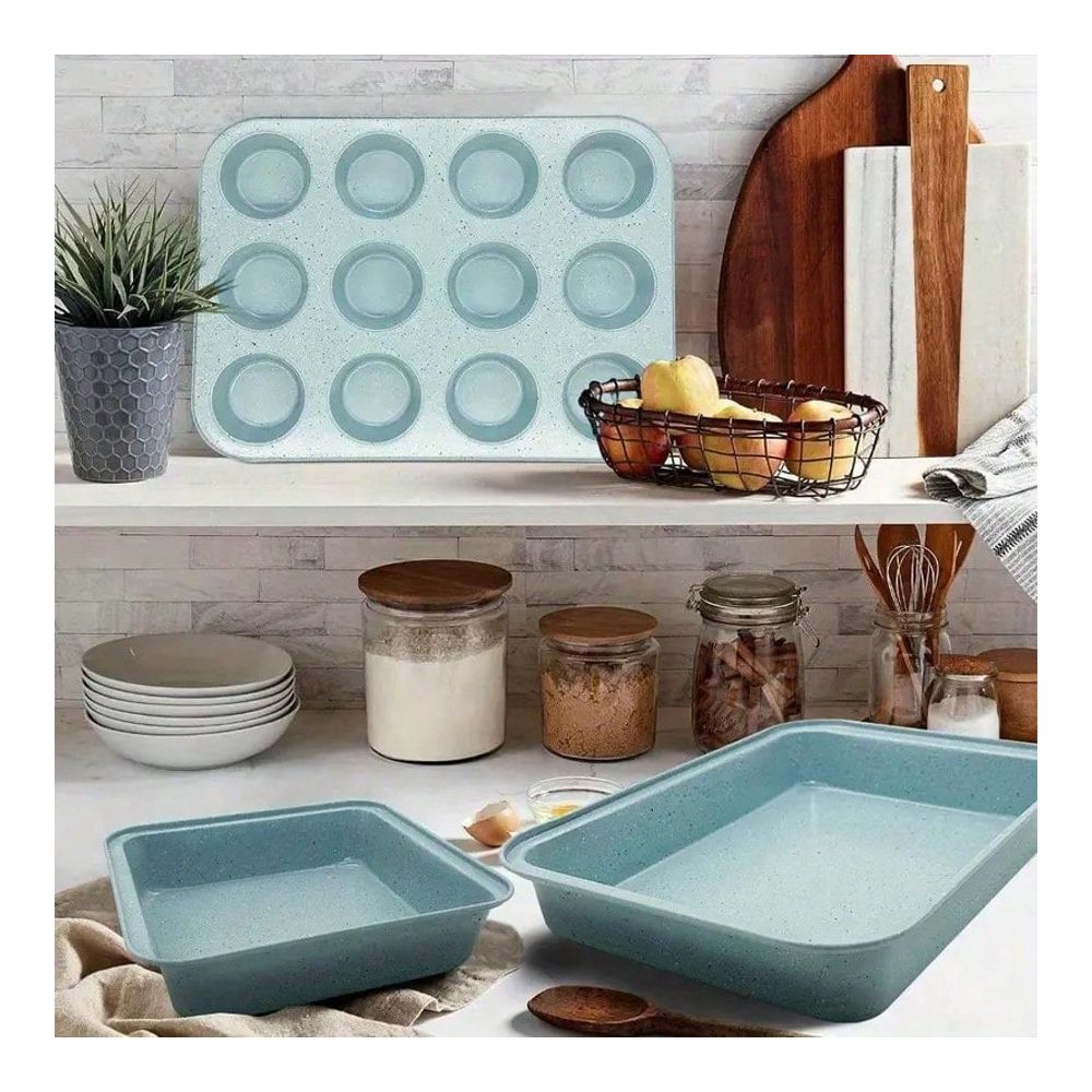 10 Piece Bakeware Set, NonStic - Kitchen Baking Pans ulasan dan harga