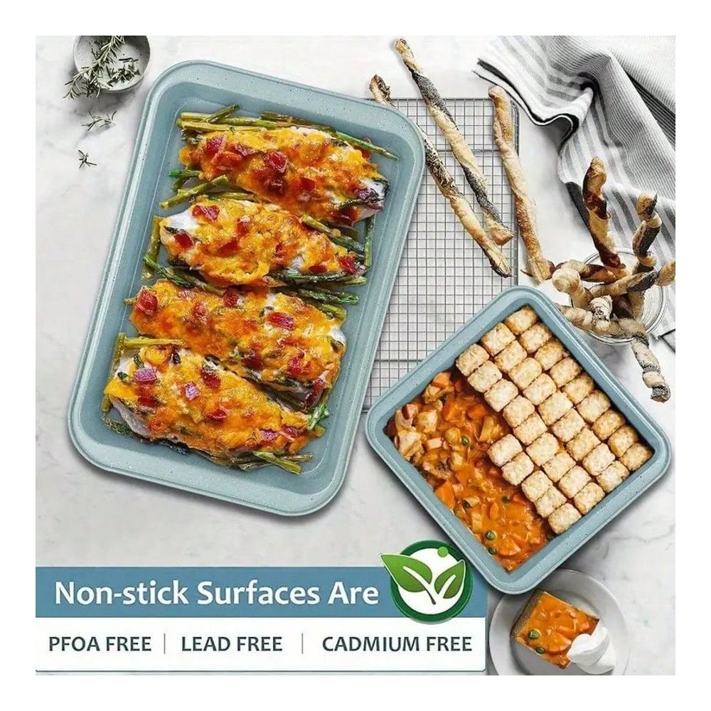 10 Piece Bakeware Set, NonStic - Kitchen Baking Pans ulasan dan harga