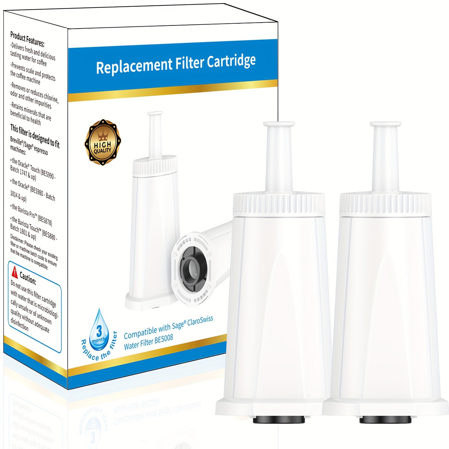 Replacement Water Filter for B - Breville Espresso Barista Touch ulasan dan harga