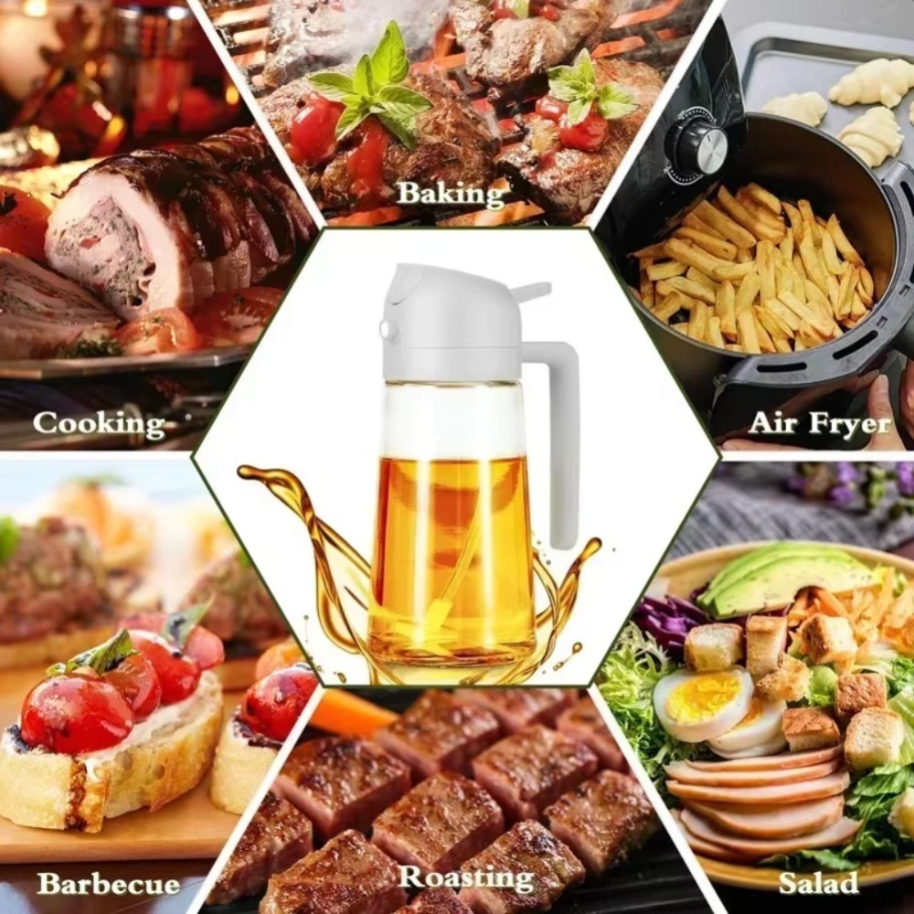 2in1 470ml Plastic Spray Oil S - Baking In Kitchen ulasan dan harga