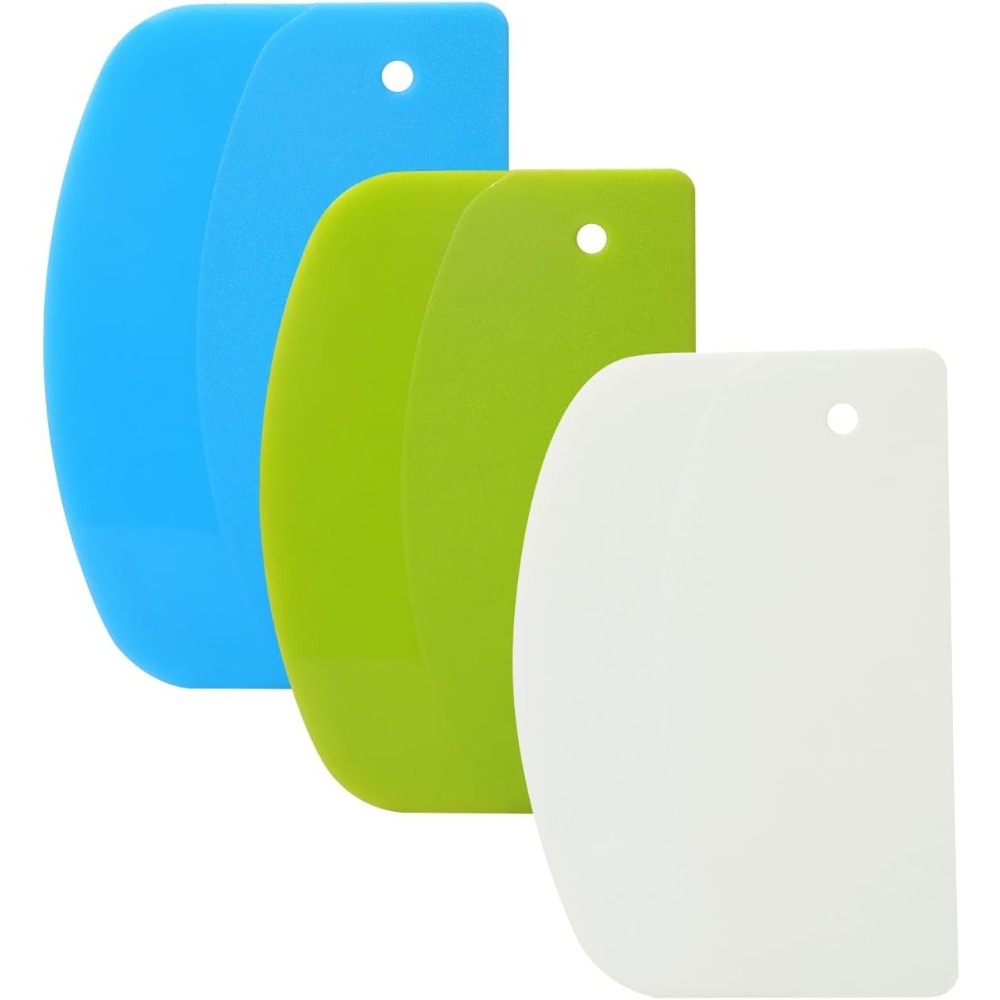 Flexible Plastic Dough Scraper - Dough Scraper Curved ulasan dan harga