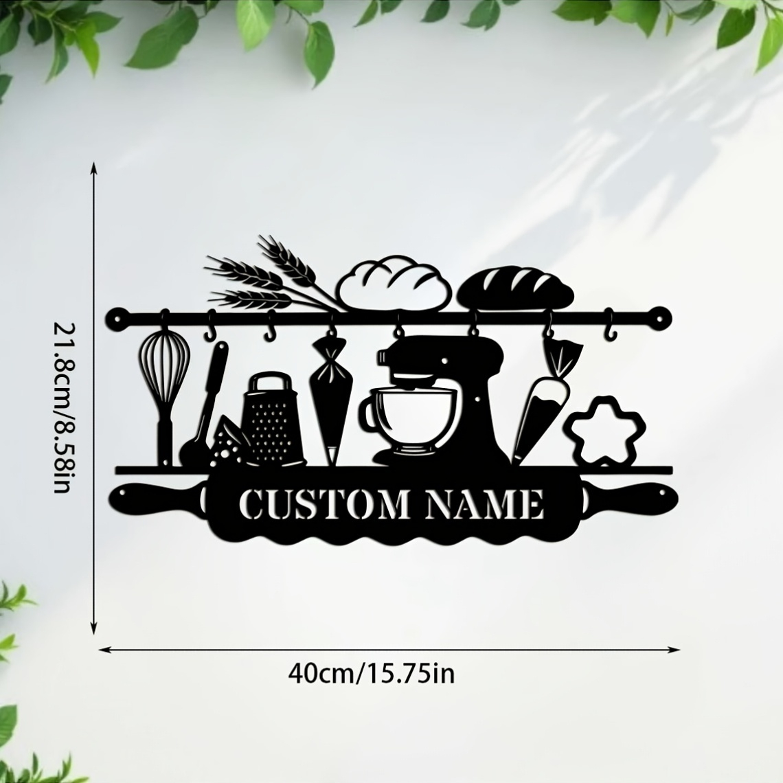 Personalized Kitchen Iron Wall - Baking In Kitchen ulasan dan harga