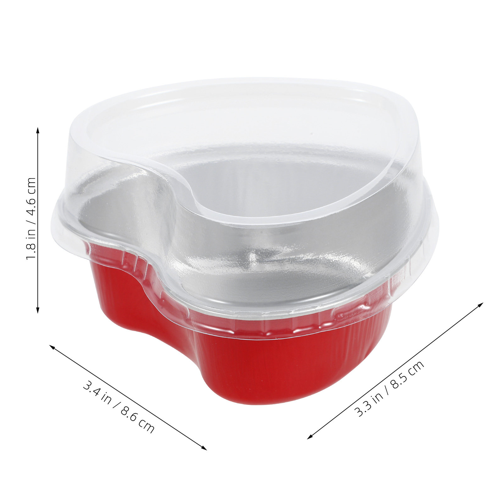 20Sets Aluminum Foil Heart Sha - Kitchen Baking Pans ulasan dan harga