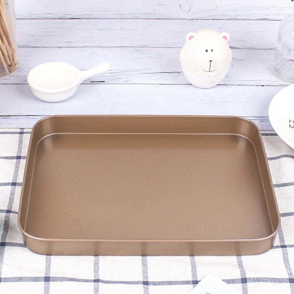 Carbon Steel Rectangular Cake  - Kitchen Baking Trays ulasan dan harga