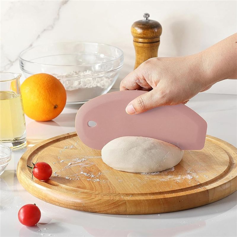 AEE2-Silicone Bowl Scraper Fle - Dough Scraper Curved ulasan dan harga